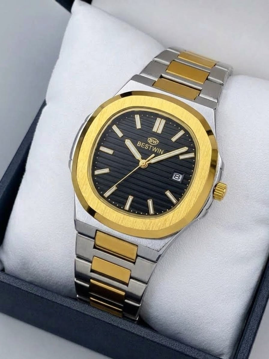 Bestwin Men Watch Black Dial