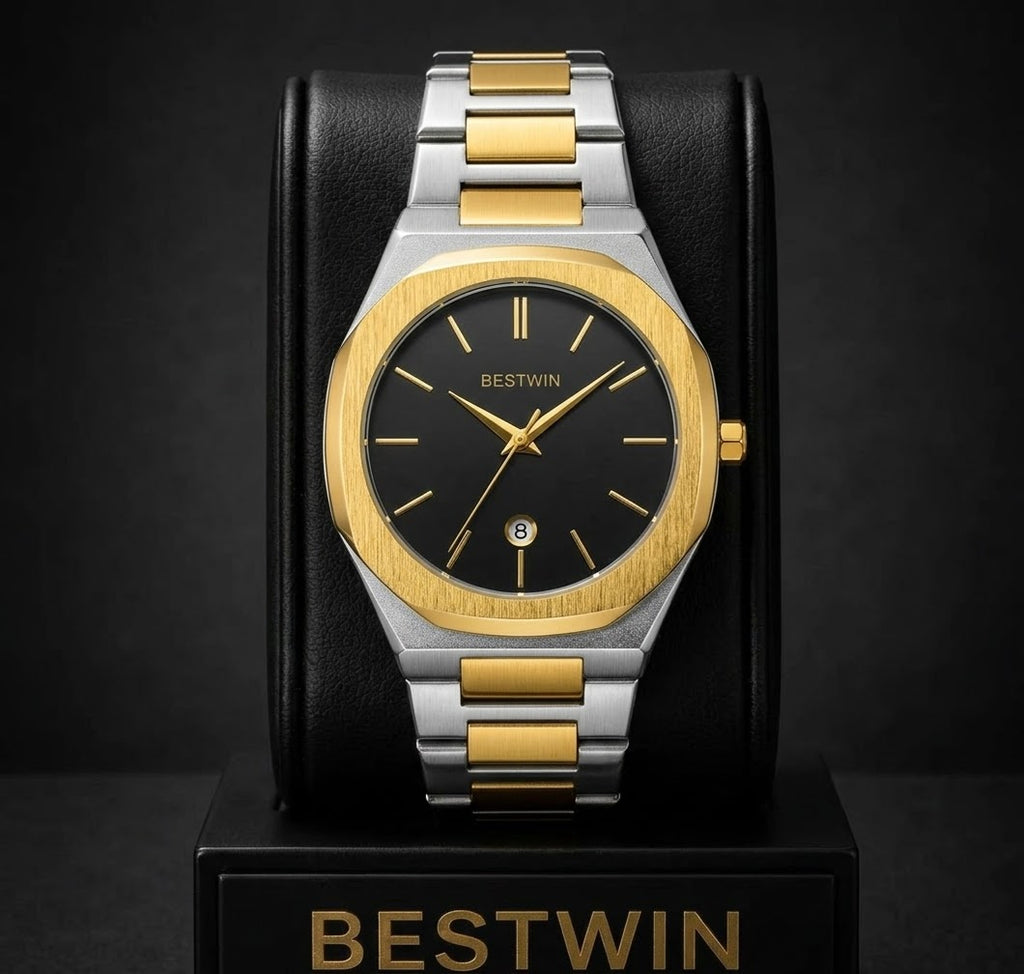 Bestwin Men Watch Black Dial