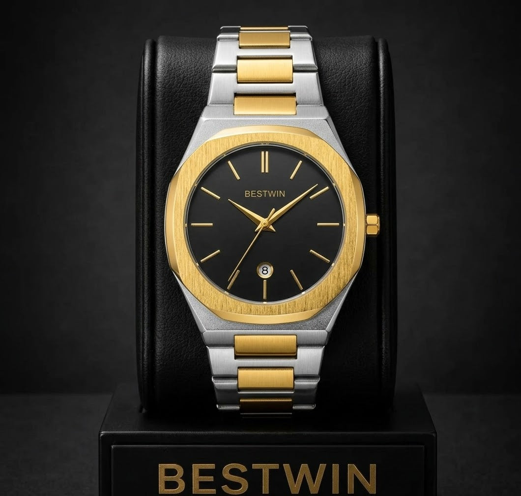 Bestwin Men Watch Black Dial