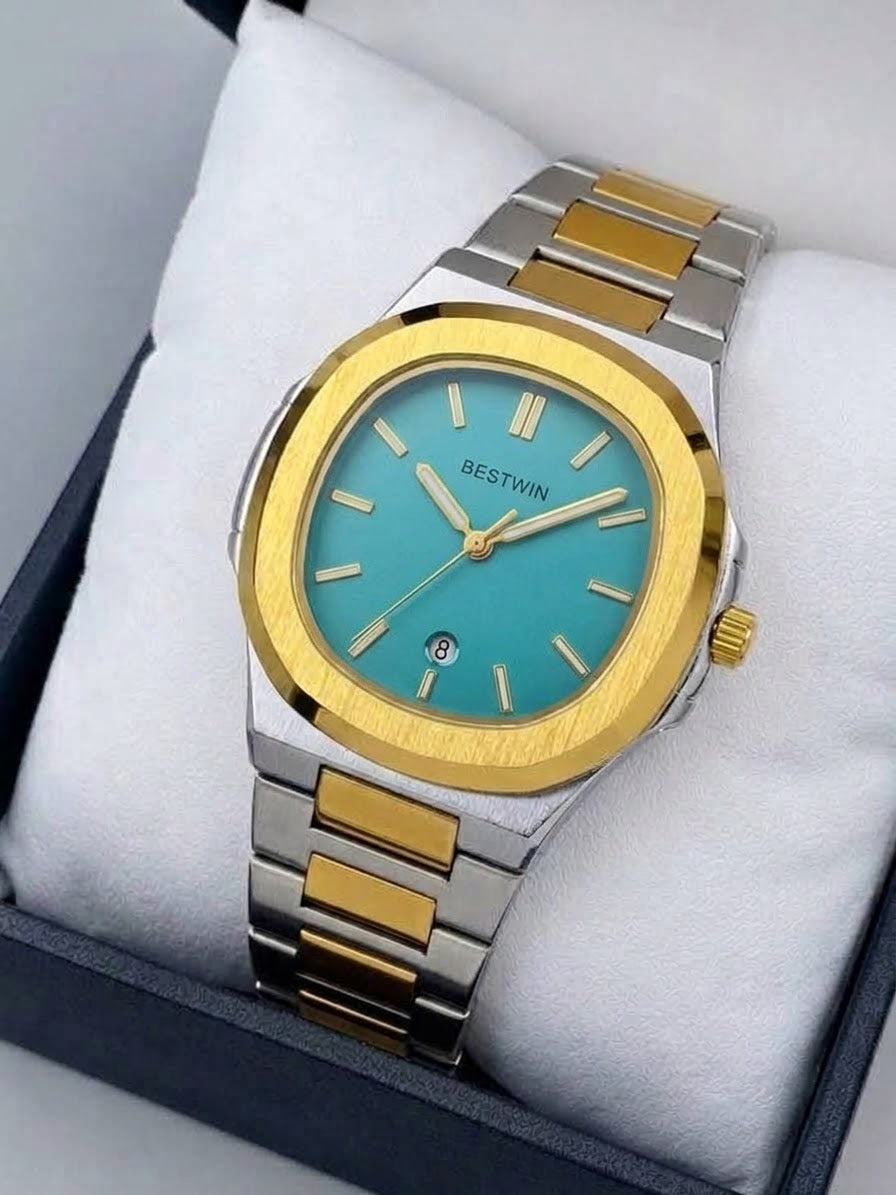 Bestwin Men Watch Tiffany Blue Dial