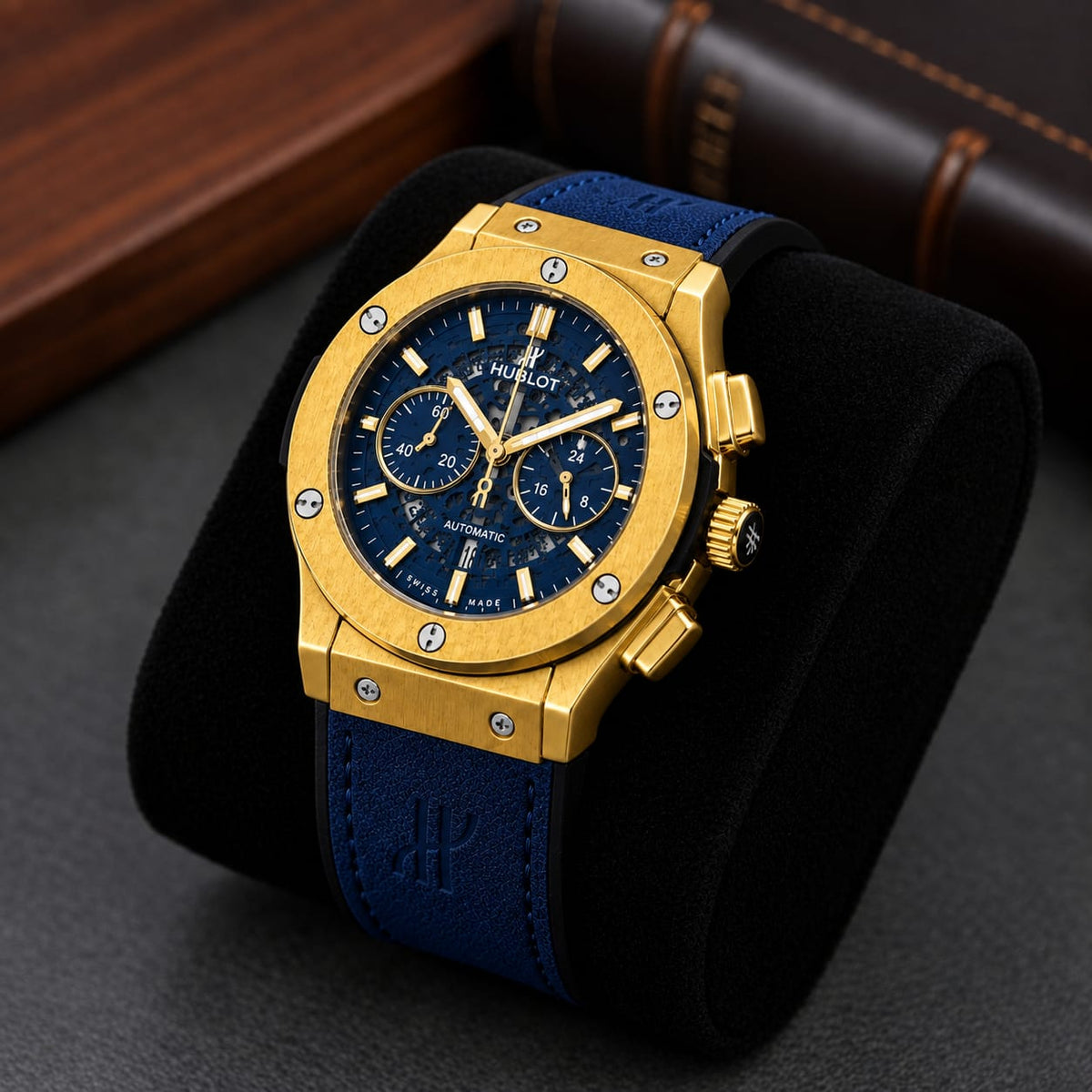HUBLOT Men's Quartz Watch Blue Watch
