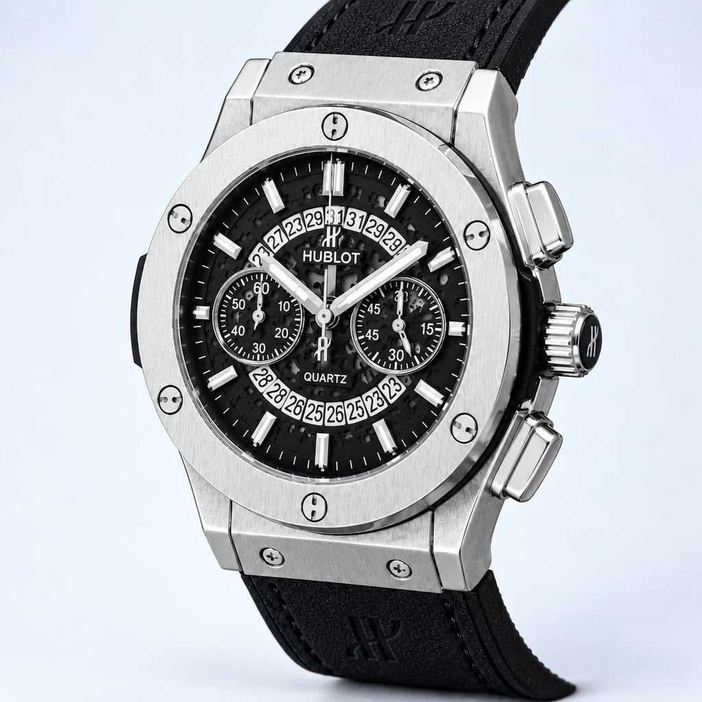 HUBLOT Men's Quartz Watch Black Dial