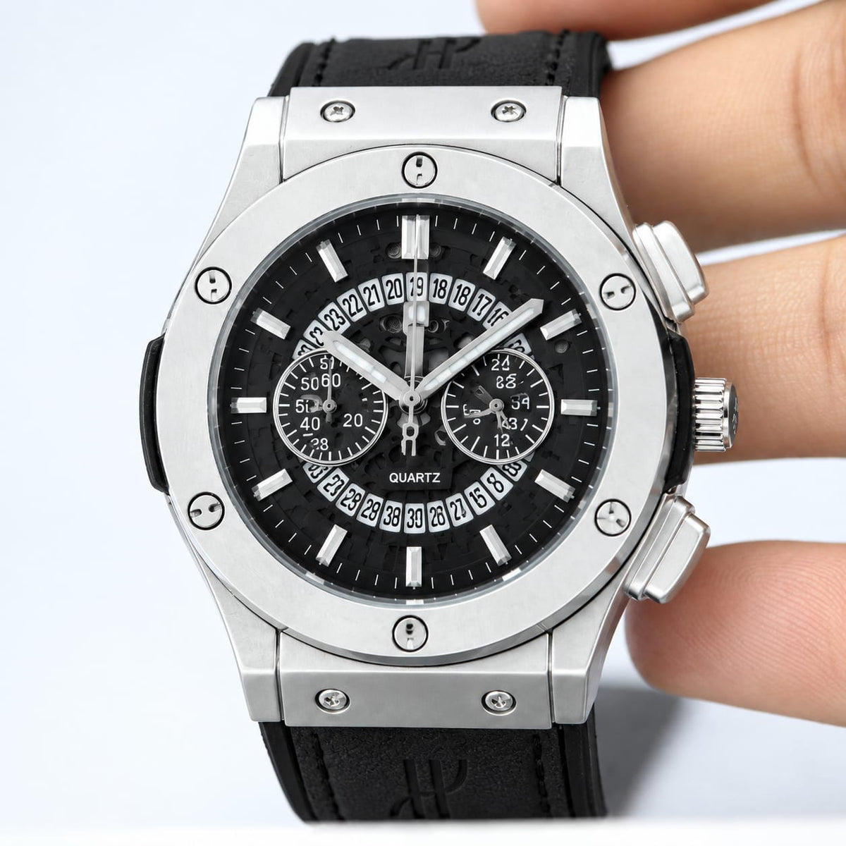 HUBLOT Men's Quartz Watch Black Dial