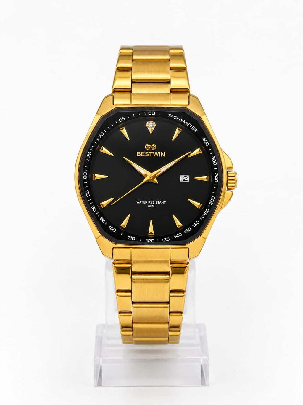 Bestwin Men Watch With Black Dial