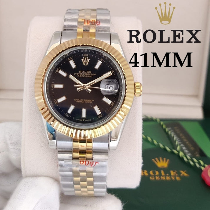 Rolex Datejust 41 Black Dial With Master Lock