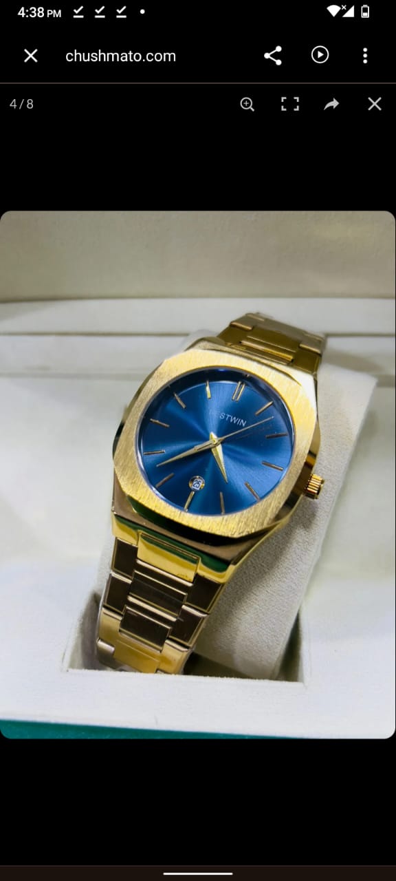 BESTWIN Men Watch Blue Dial