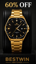 Bestwin Men Watch With Black Dial