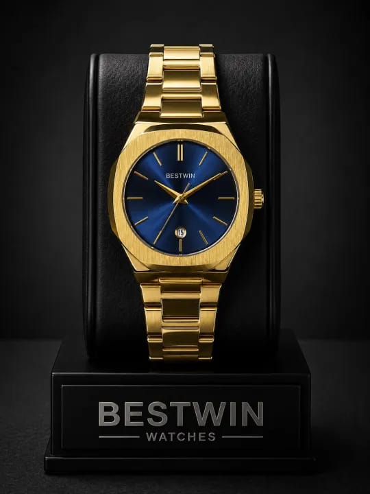 BESTWIN Men Watch Blue Dial