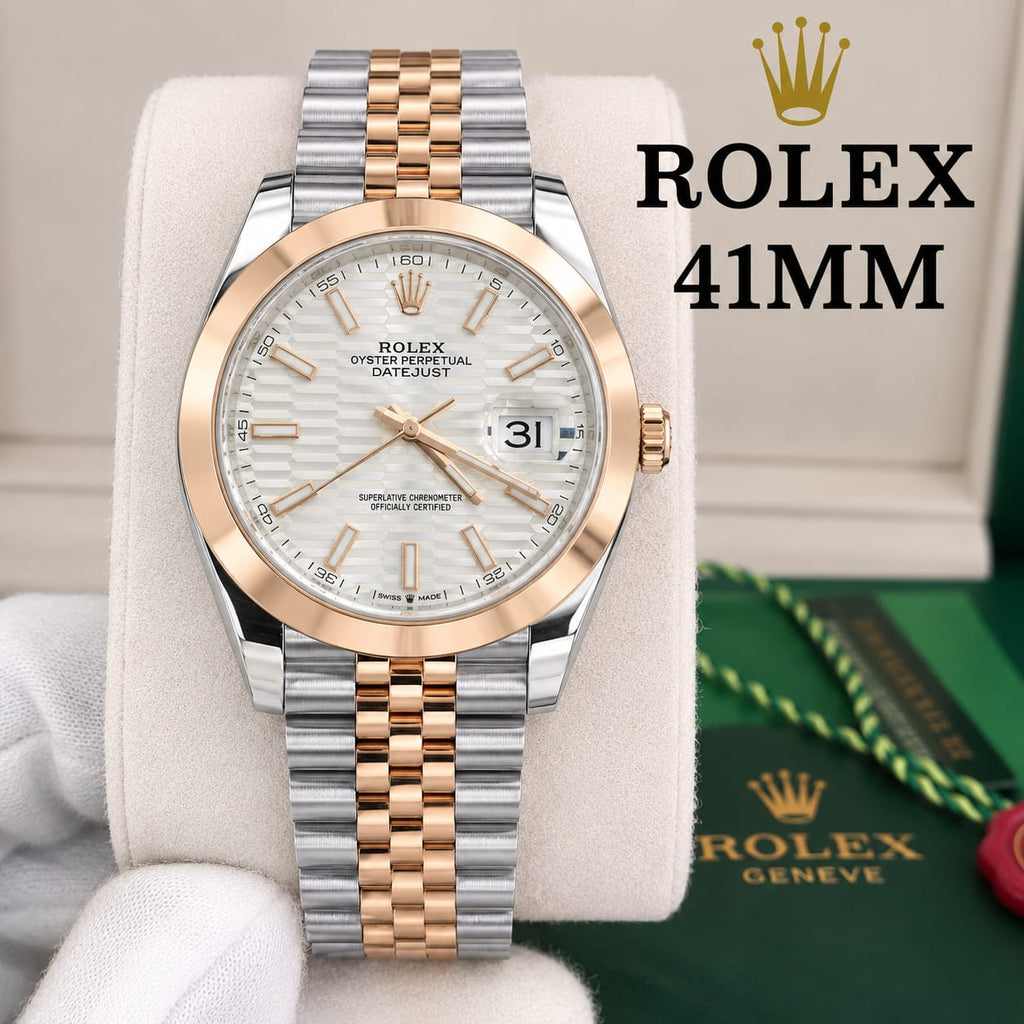 Rolex Datejust 41mm White Dial